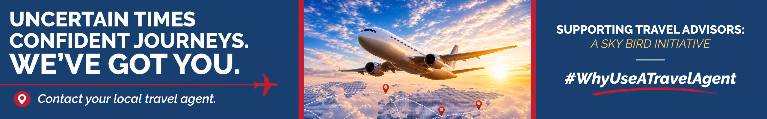 For Travel Agents - Why Use a Travel Agent Social_Sky Bird Homepage Banner