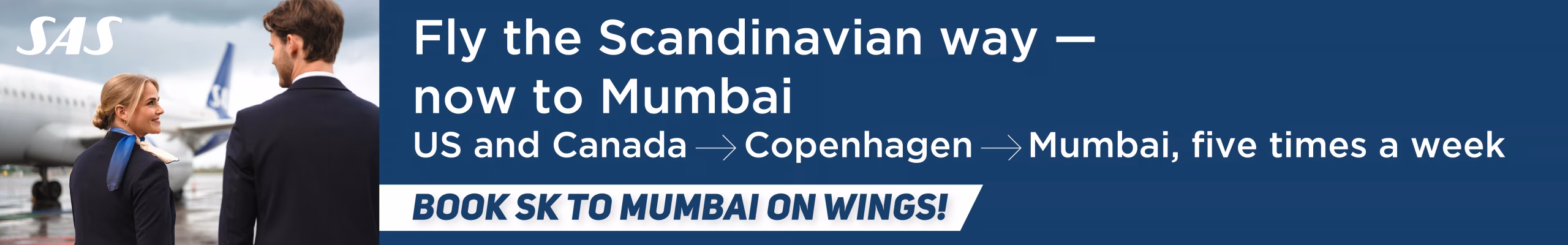 Scansinavian Airlines BOM route_Sky Bird Homepage Banner